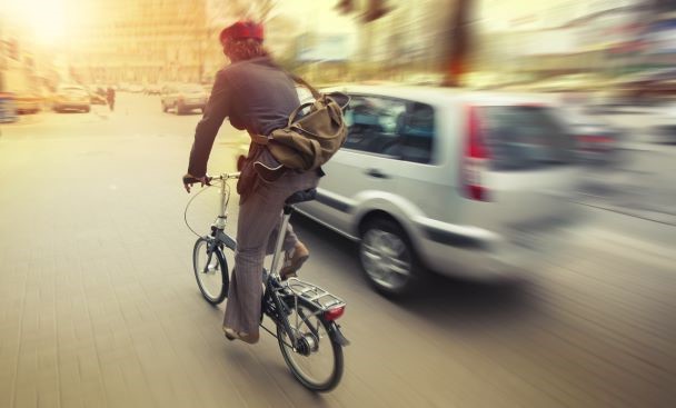 Road conditions are dangerous for cycling
